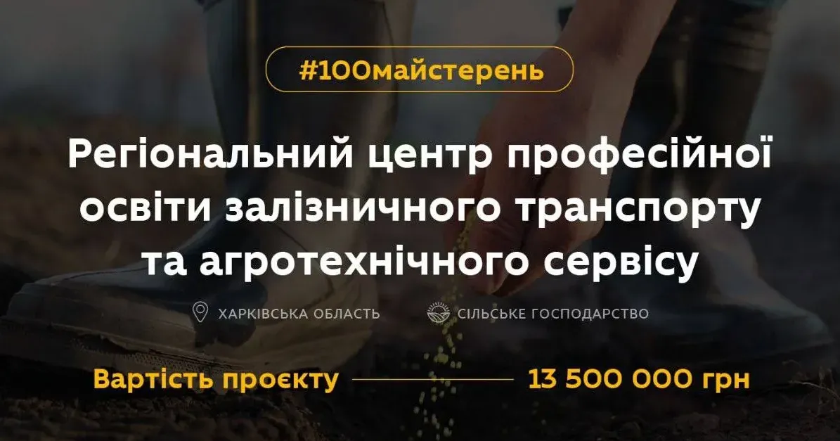 Фото: Міністерство освіти і науки України В Кегичівці будуть оновлювати майстерню сільськогосподарського профілю на порталі Gromada Group